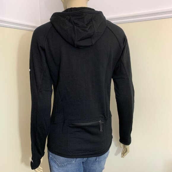 ICEBREAKER GT 260 midweight 98 merino spandex zip pockets full zip Hood jacket S - Picture 7 of 15